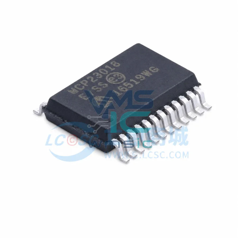MCP23018-E/SS 16-Bit I/O Expander with Open-Drain Outputs SSOP28 MCP23018 SSOP-24-208mil