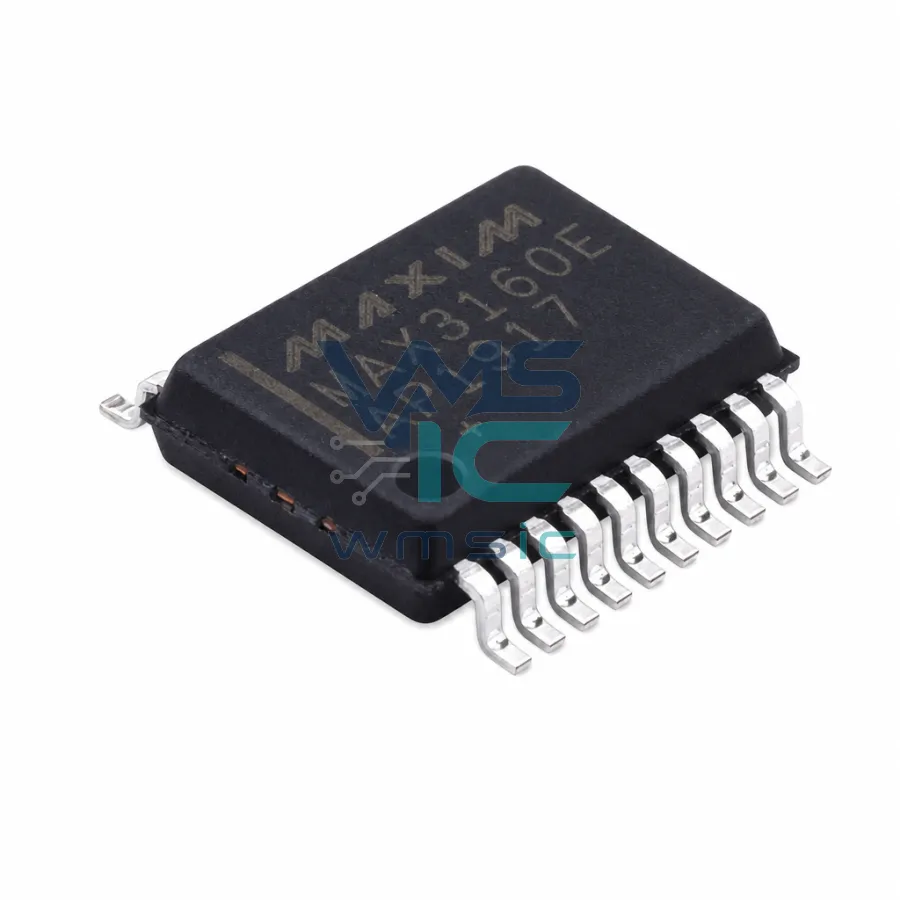 +3.0V至+5.5V供电、1μA電流的RS-232/RS-485/422多协议收發器 MAX3160EAP SSOP-20