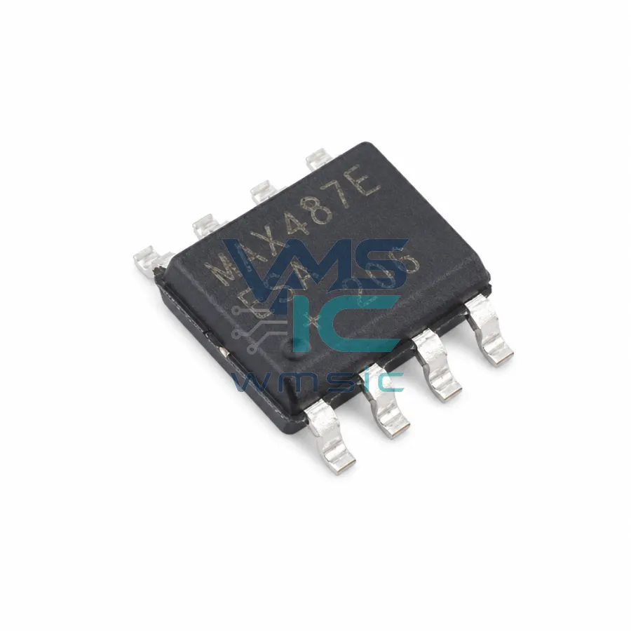 ±15kV ESD保护，限摆率，低功耗，RS-485/RS-422收發器 MAX487EESA SOIC-8