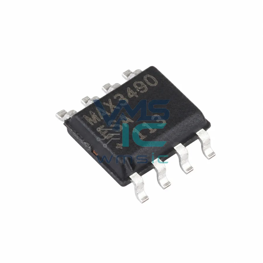 3.3V供电，10Mbps和斜率限制的真RS-485/RS-422收發器 MAX3490ESA SOIC-8