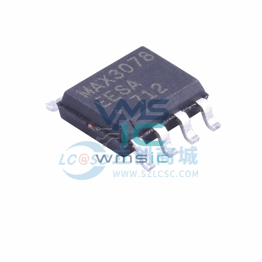 MAX3078E 3.3V，±15kV ESD保护，故障安全，热插拔，RS-485/RS-422收發器 MAX3078EESA SOIC-8