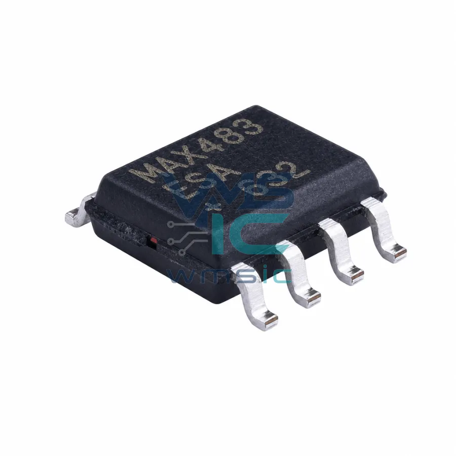 低功耗，限摆率 RS-485/RS-422 收發器 MAX483ESA SOIC-8