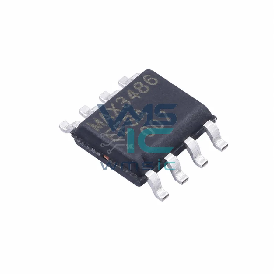 3.3V供电，±15kV ESD保护，12Mbps和上升時間受限的真正RS-485/RS-422收發器 MAX3486EESA SOIC-8