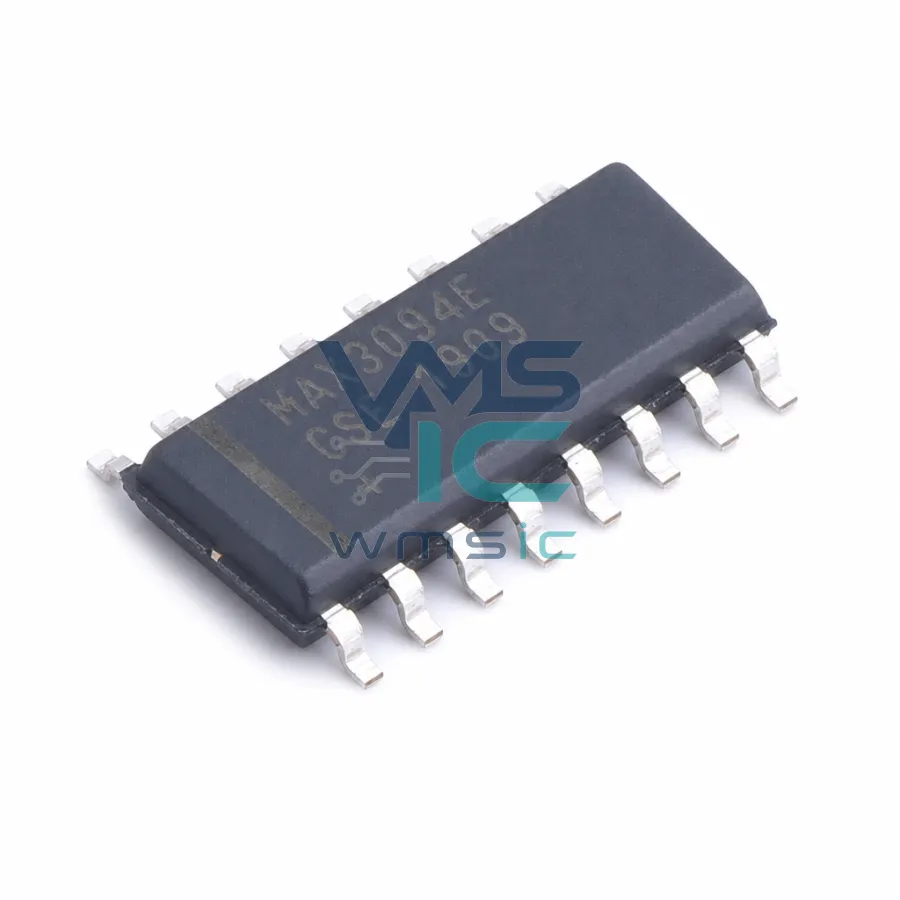 MAX3094ECSE+T 3V/5V 10Mbps Quad RS-422/RS-485 Receiver+/- 15kV ESD MAX3094ECSE SO-16