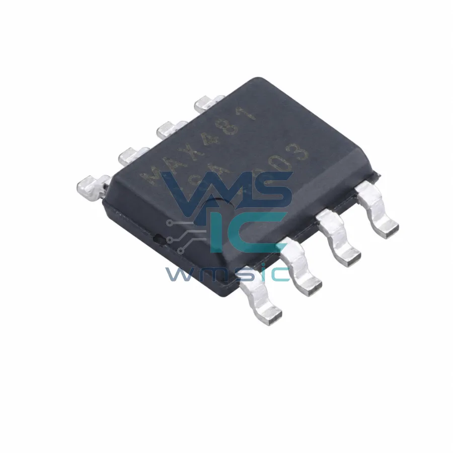 低功耗，限摆率 RS-485/RS-422 收發器 MAX481CSA SOIC-8
