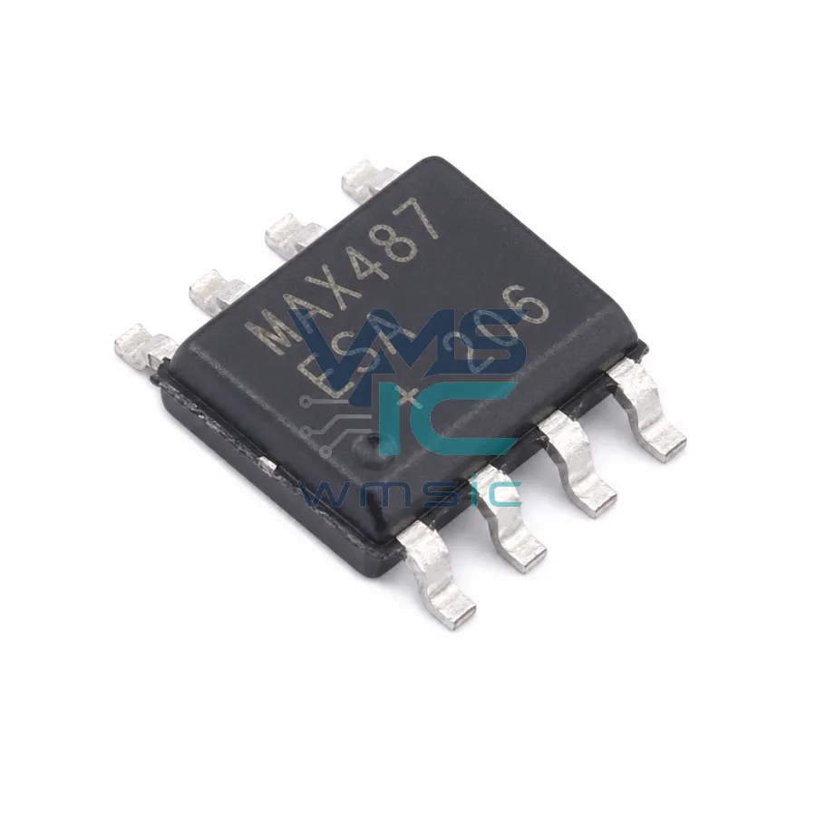 低功耗，斜率限制 RS-485/RS-422 收發器 MAX487ESA SOIC-8