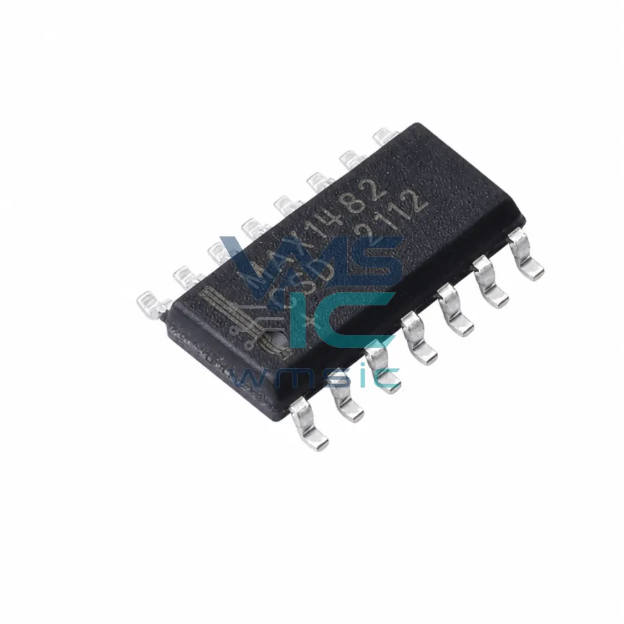 低功耗、1/8單元负载、斜率限制的RS-485收發器 MAX1482CSD SOIC-14