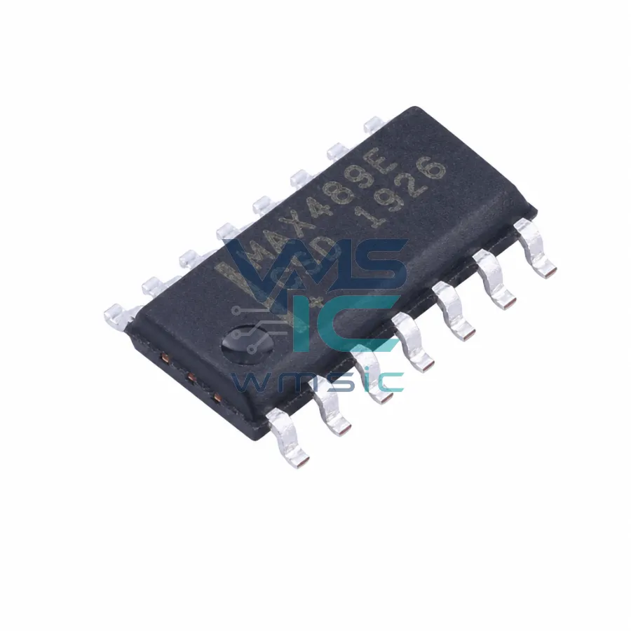 ±15kV ESD保护，限摆率，低功耗，RS-485/RS-422收發器 MAX489ECSD SOIC-14