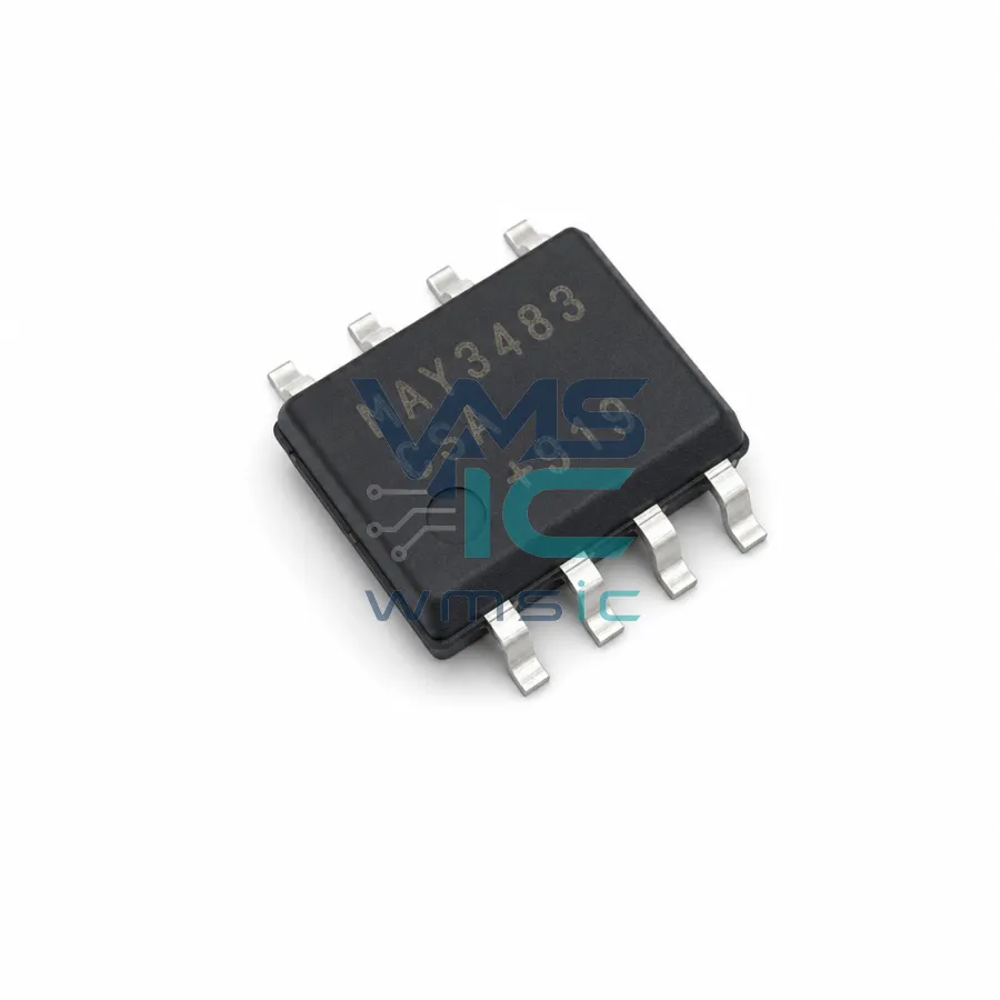 MAX3483CSA+T 3.3V 10Mbps Slew-Rate Limited RS-485/RS-422 Transceiver MAX3483CSA SOP-8