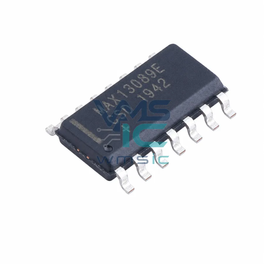 MAX13089E 5.0V, ±15kV ESD保护, 故障安全, 热插拔, RS-485/RS-422收發器 MAX13089ECSD SO-14
