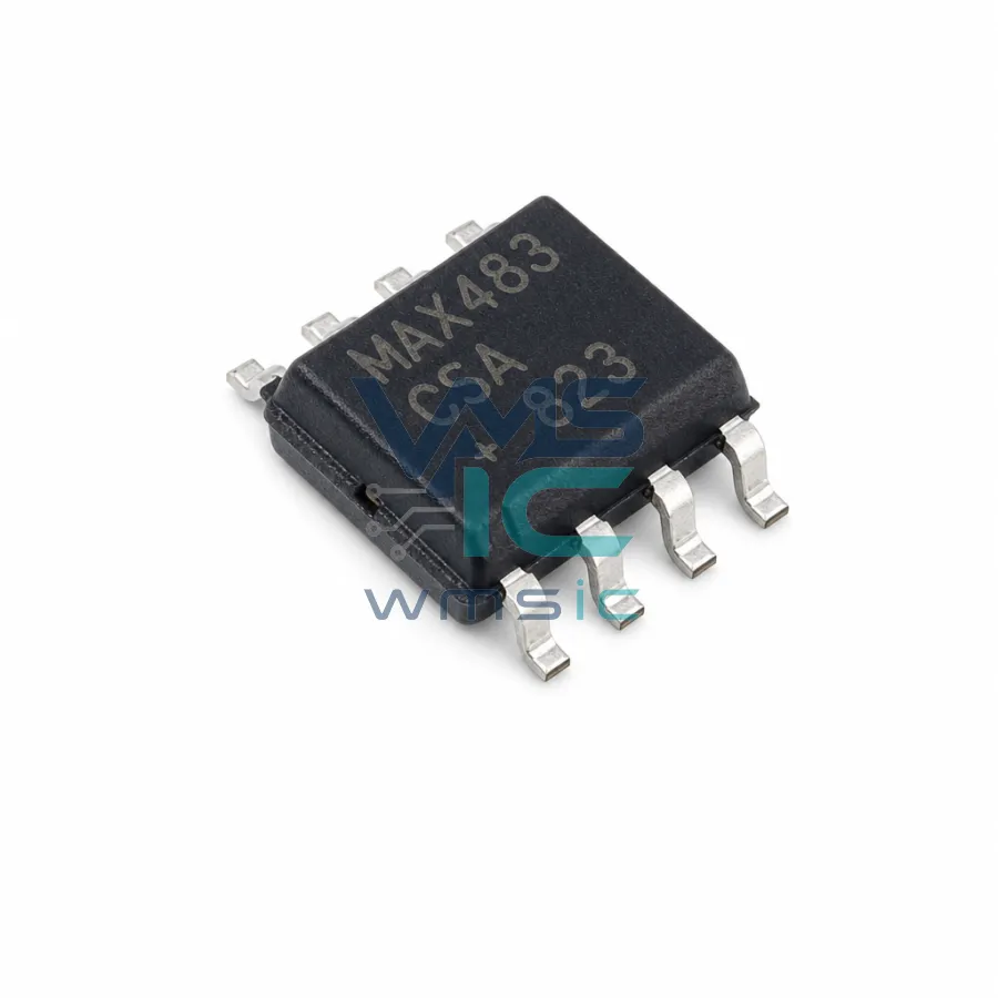 低功耗、限摆率、RS-485/RS-422收發器 MAX483CSA SOIC-8