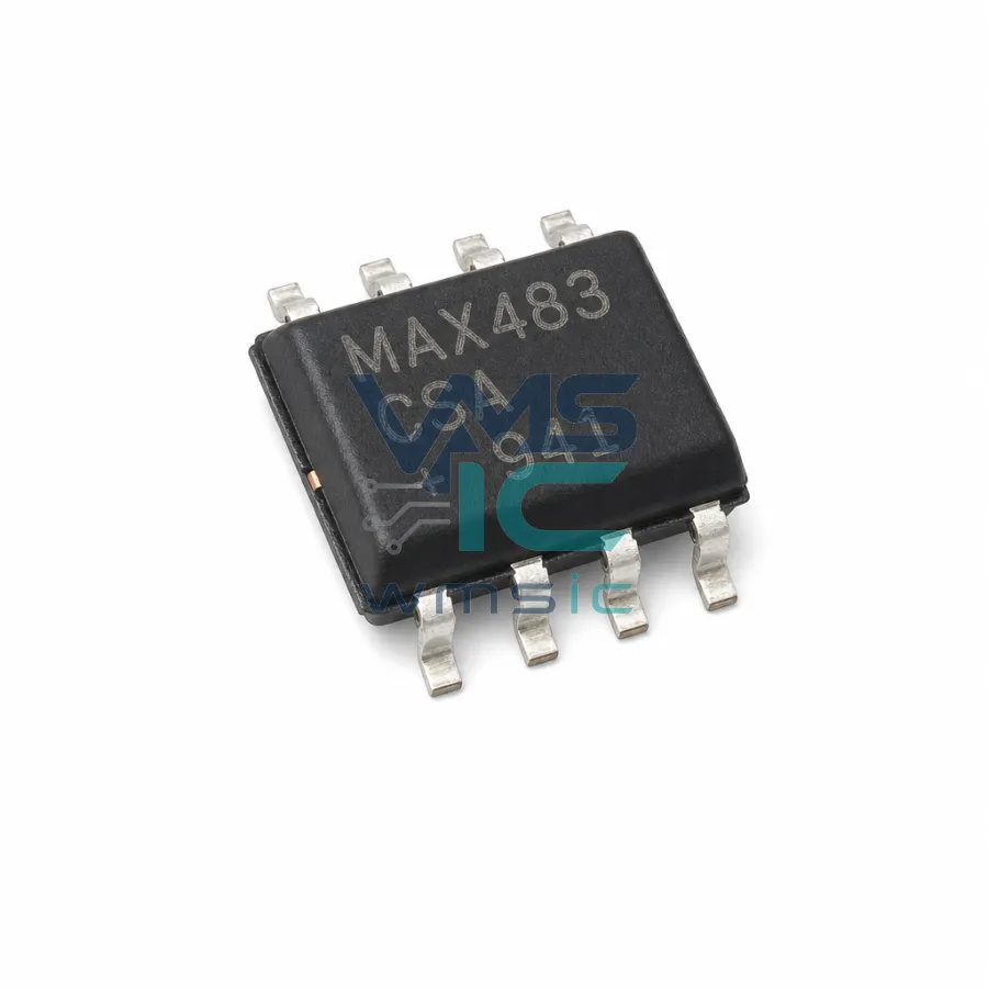 低功耗、限摆率、RS-485/RS-422收發器 MAX483CSA SOIC-8