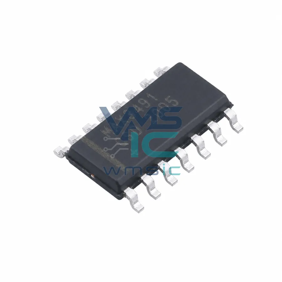 3.3V供电、10Mbps、限摆率、真RS-485/RS-422收發器 MAX3491CSD SO-14