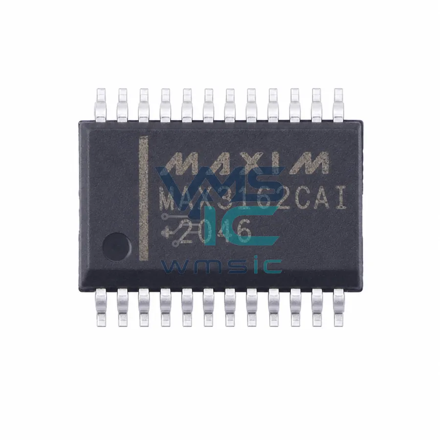 MAX3160/MAX3161/MAX3162 +3.0V至+5.5V，1μA，RS-232/RS-485/422多协议收發器 MAX3162CAI SSOP-28