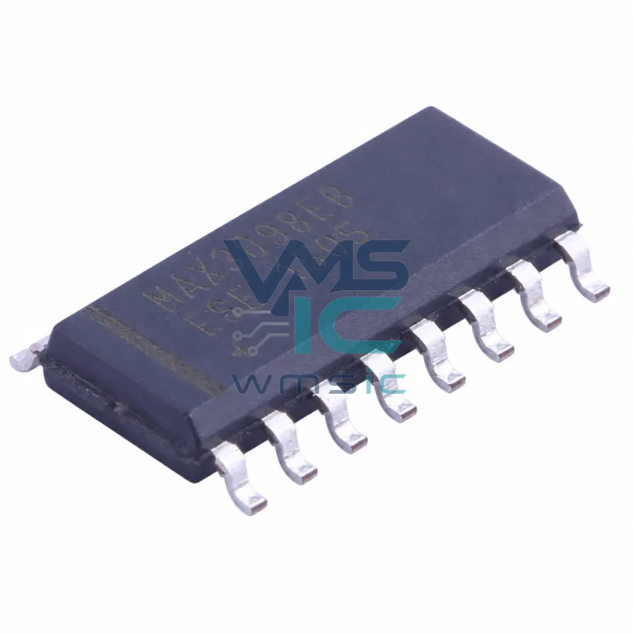 ±15kV ESD 保护，32Mbps，3V/5V，三路 RS-422/RS-485 接收器帶故障检测 MAX3098EBESE SOIC-16