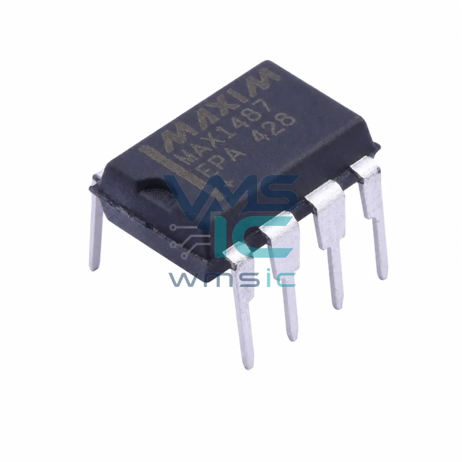低功耗、限摆率、RS-485/RS-422收發器 MAX1487EPA DIP-8