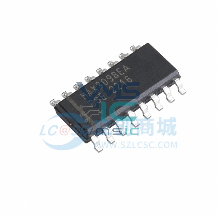 ±15kV ESD保护、32Mbps、3V/5V、三路RS-422/RS-485接收器，带有故障检测 MAX3098EACSE SO-16