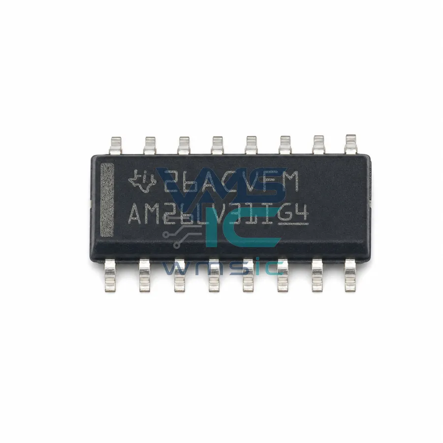 AM26LV31低压、高速四路差分线路驱动器 AM26LV31ID SOIC-16