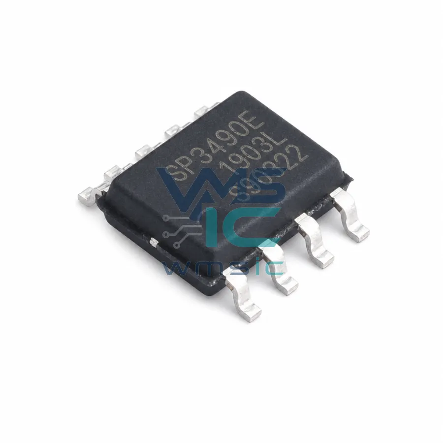SP3490/SP3491 +3.3V低功耗全双工RS-485收发器，数据速率为10Mbps SP3490EN SOIC-8