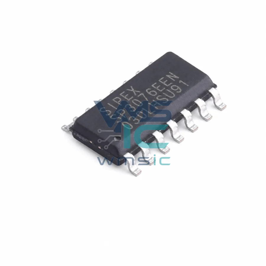 ±15kVESD保护，3.3V，1/8负载，故障安全RS-485/RS422收发器 SP3076EEN SOIC-14