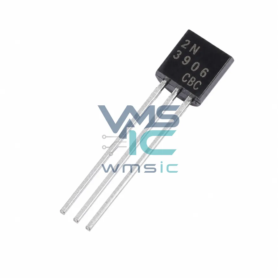 2N3906 PNP Transistor 0.2A 40V hFE 200-300 2N3906 TO-92