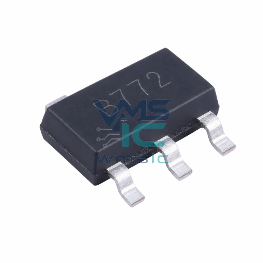 B772 PNP Transistor SOT-223 Package hFE 200-400 B772 SOT-223