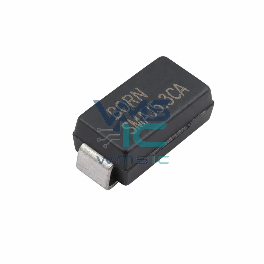 双向TVS 3.3V截止 峰值浪涌电流：47.6A SMAJ3.3CA SMA(DO-214AC)