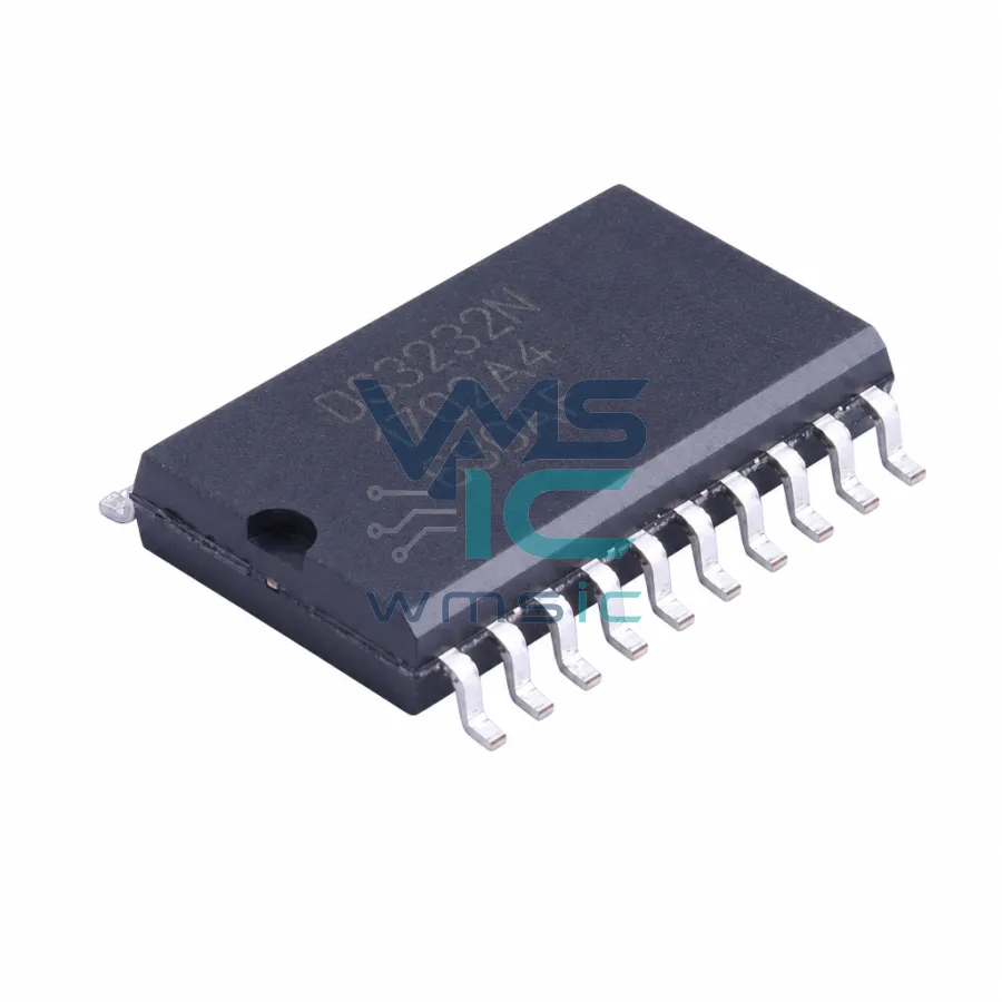 DS3232SN#T&R Ultra-High Precision I2C RTC with Integrated Crystal and SRAM DS3232SN SO-20-300mil