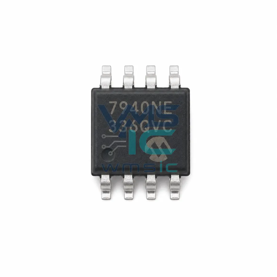 电池供电的I²C实时时钟/日历，带SRAM MCP7940NT MSOP-8