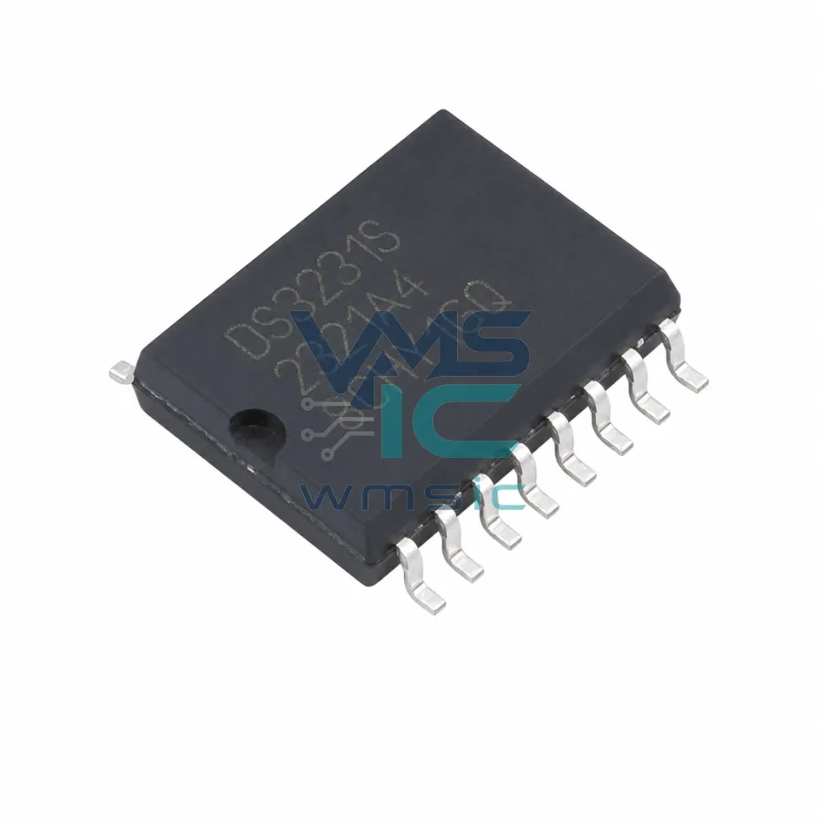 超高精度、I²C接口、集成RTC/TCXO/晶体 DS3231S SOIC-16-300mil