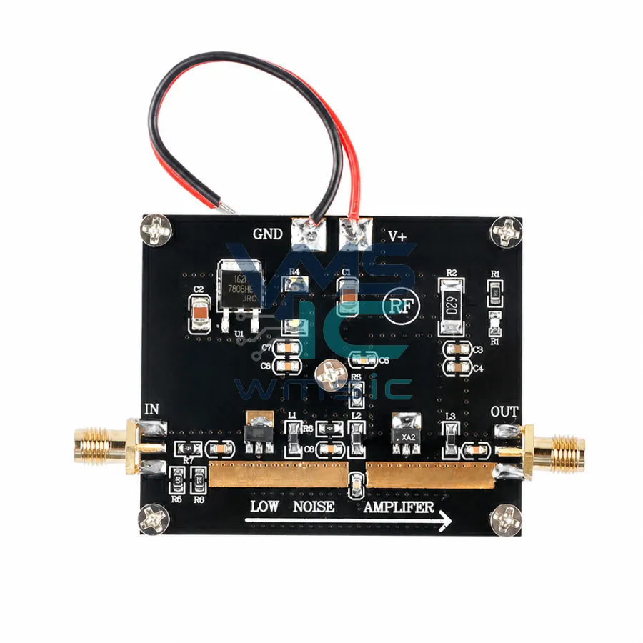 原装正品中功率射频放大器 10M-1GHz 40dB增益 功率1W 无线电放大