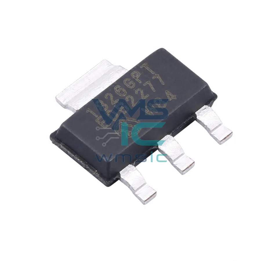 1000 mA, 低压, 低静态电流LDO稳压器 MCP1826S SOT-223-3
