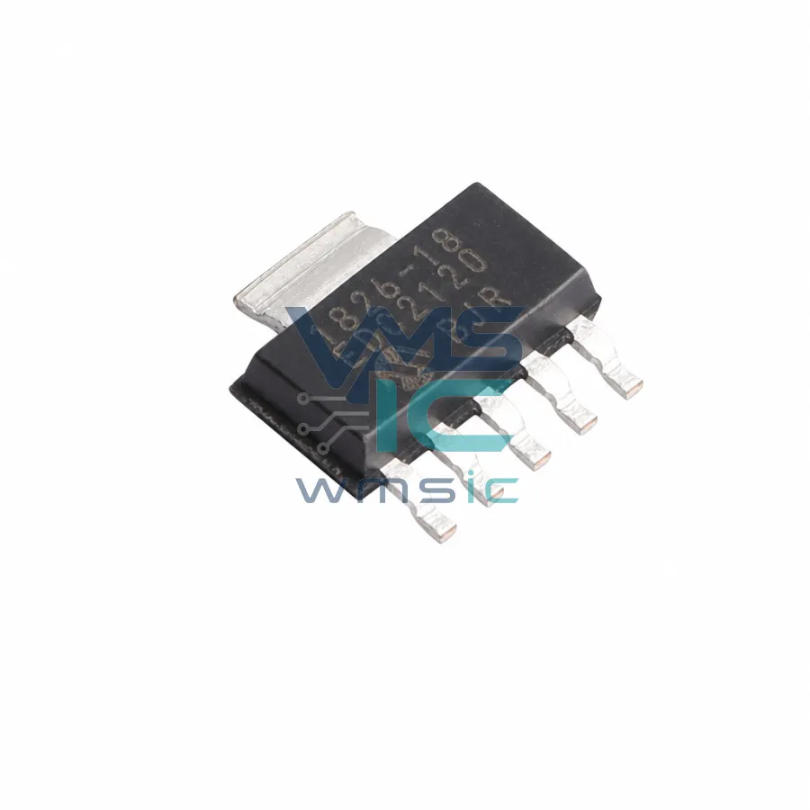 1000 mA, 低压, 低静态电流LDO稳压器 MCP1826T SOT-223-5