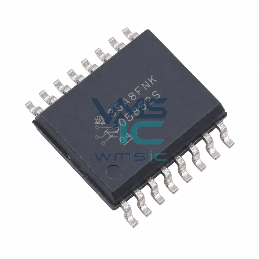 隔离式IGBT、MOSFET栅极驱动器，具备高共模瞬态抗扰度、分离输出和故障检测功能 ISO5852SDWR SOIC-16-300mil