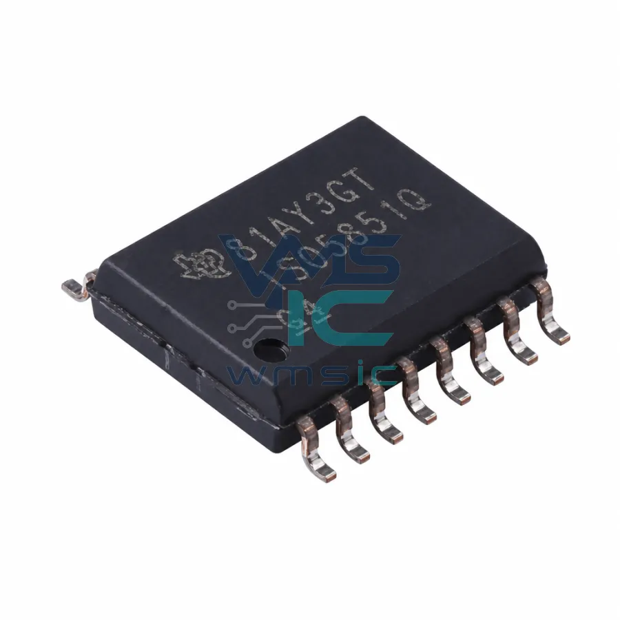 High CMTI 2.5A 5A Isolated IGBT MOSFET Gate Driver ISO5851QDWRQ1 SOIC-16-300mil