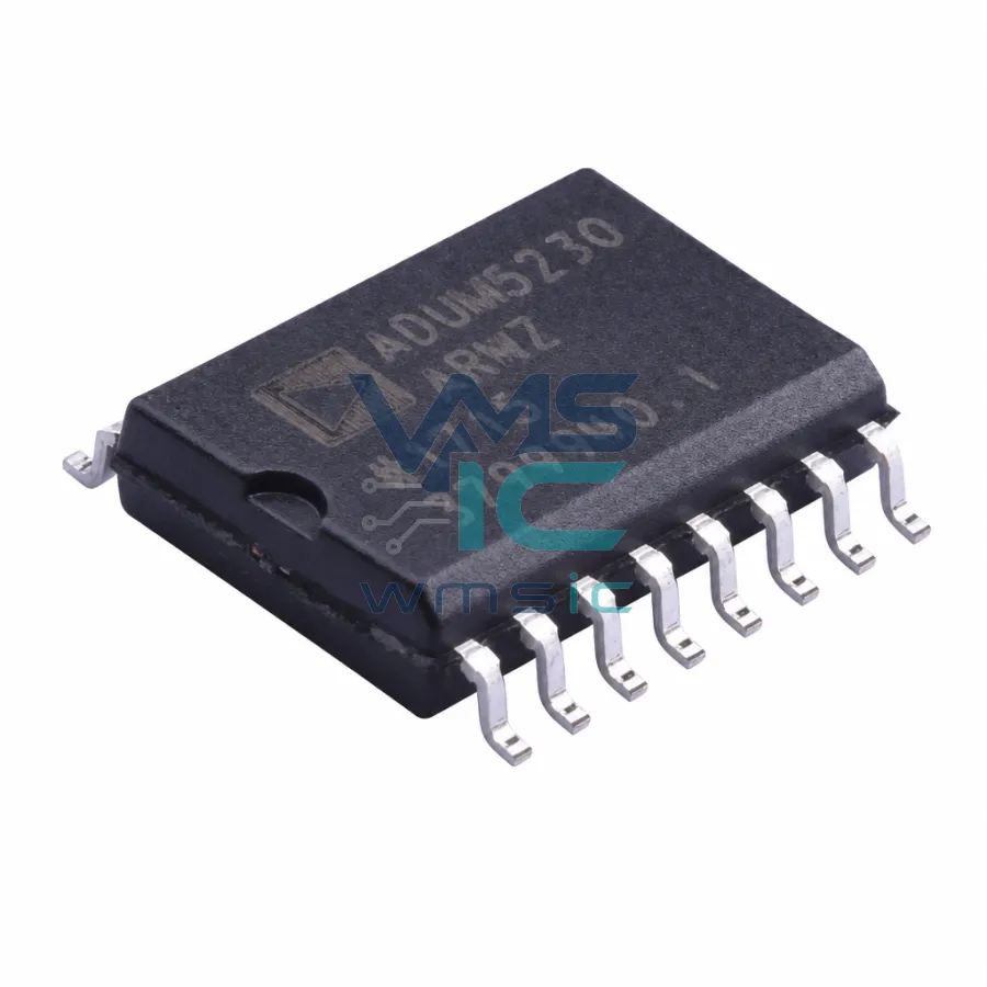 ADUM5230ARWZ-RL Isolated Half-Bridge Driver with Integrated High-Side Power Supply ADUM5230ARWZ SOIC-16-300mil