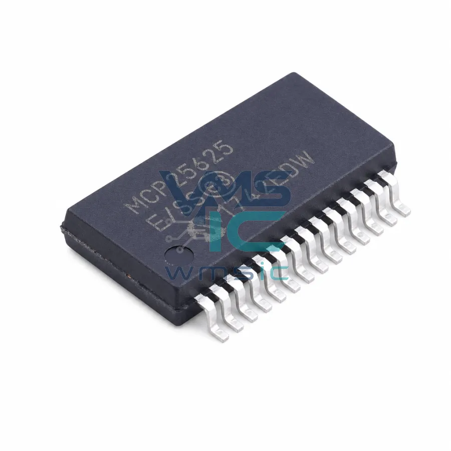 MCP25625 CAN控制器与集成收发器 MCP25625 SSOP-28-208mil