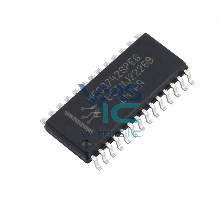 系统基础晶片，具備增强型高速CAN收發器 MC33742SPEG SOIC-28-300mil