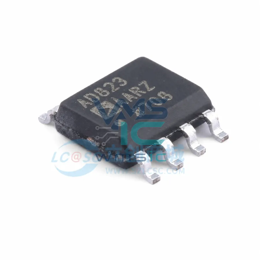 双通道、17 MHz轨到轨FET输入放大器 AD823AARZ SOIC-8