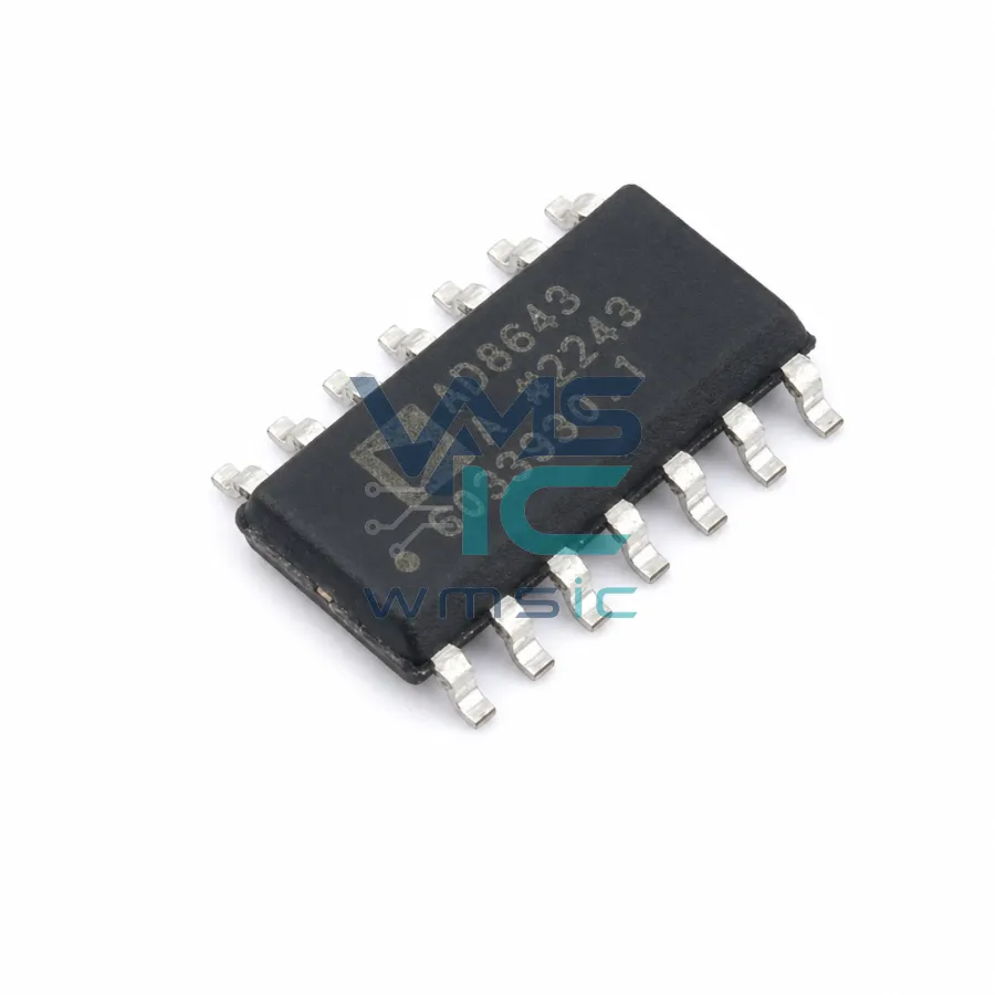 AD8643ARZ Quad Precision Low Power Rail-to-Rail JFET Op Amp AD8643ARZ SOIC-14