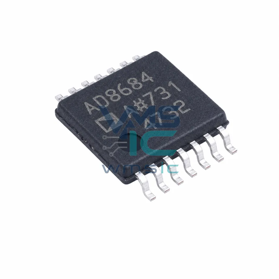AD8684ARUZ Quad Low Power High Speed JFET Op Amp TSSOP-14 AD8684ARUZ TSSOP-14