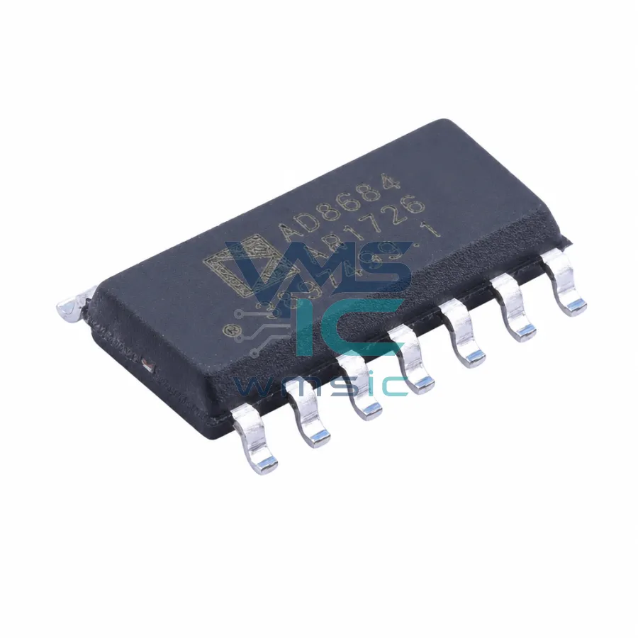 AD8684ARZ Quad Low Power High Speed JFET Op Amp SOIC-14 AD8684ARZ SOIC-14