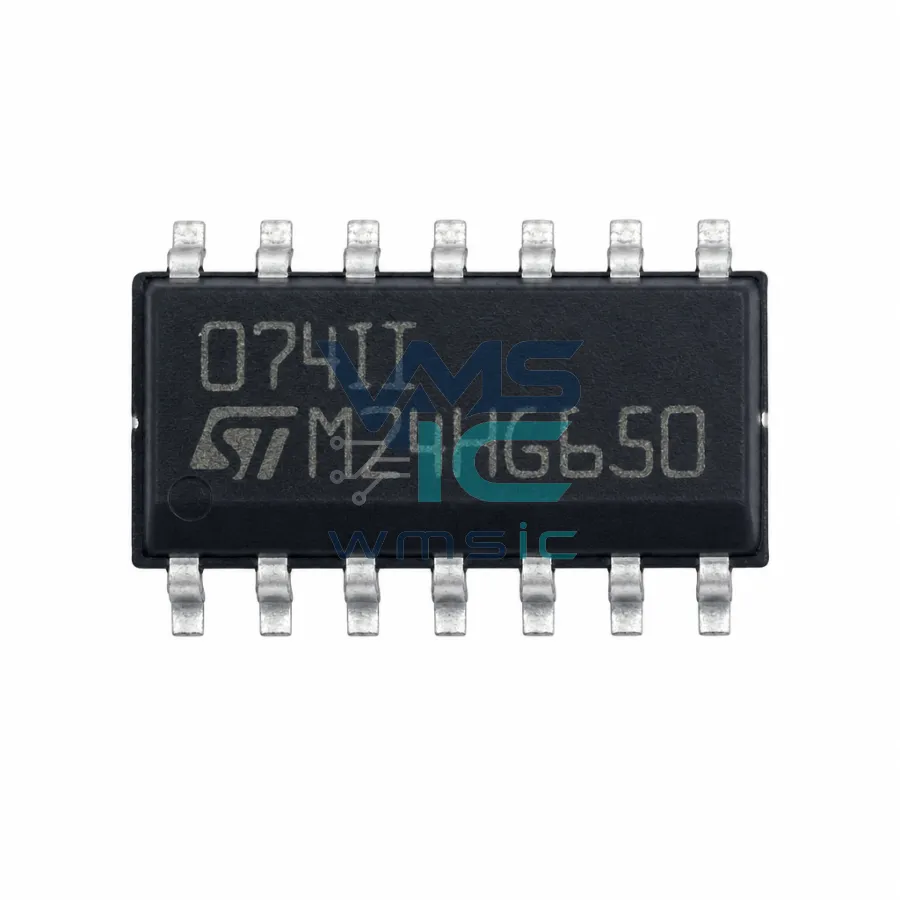 低噪声JFET四通道运算放大器 TL074IDT SOIC-14