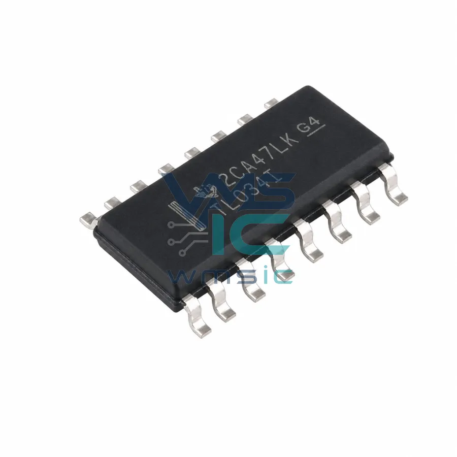 TL034IDR Enhanced JFET Low Power Low Offset Quad Op Amp TL034IDR SOIC-14