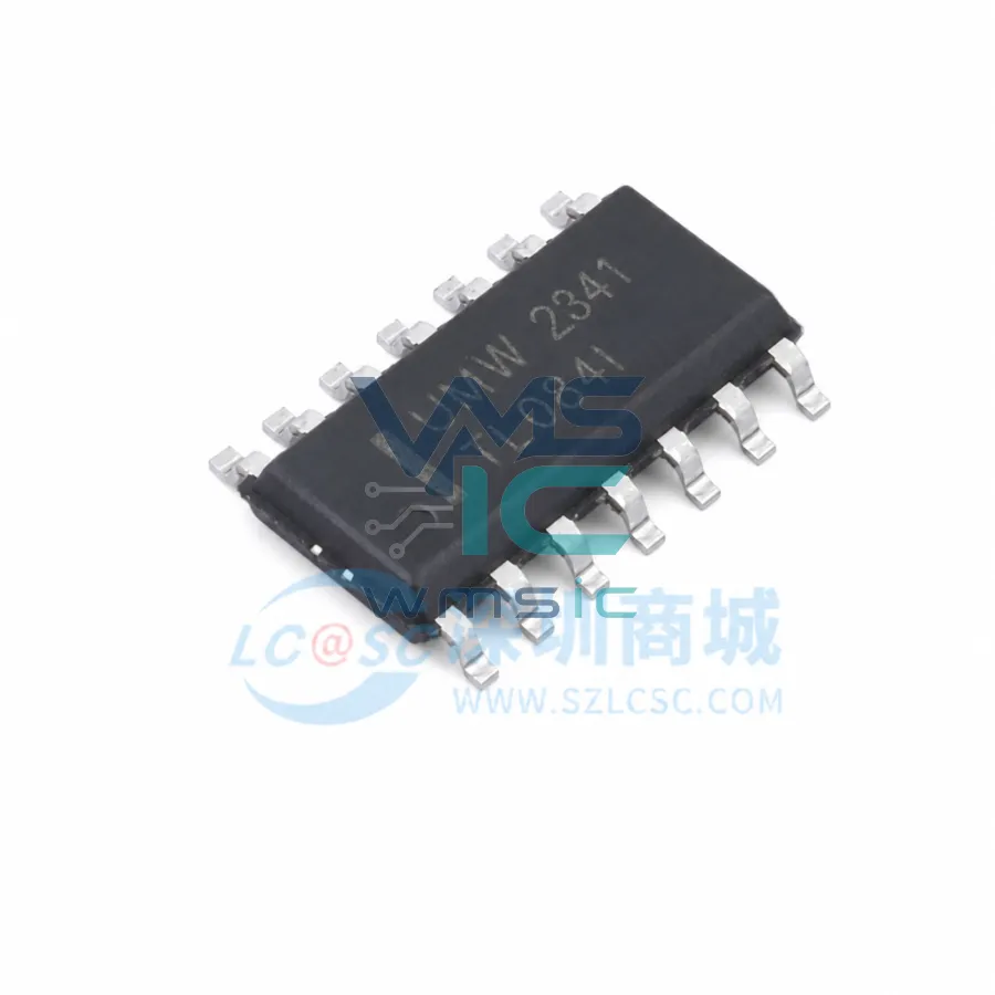 四通道结型场效应管（J-FET）运算放大器 TL084IDR SOP-14