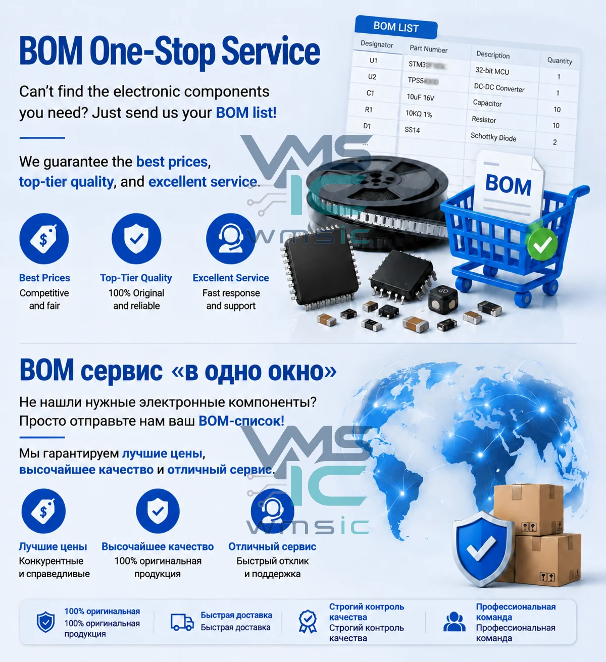 WMSIC electronic components service